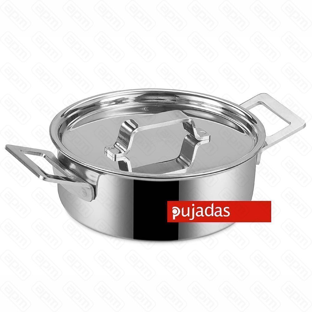 Мини-кастрюля с крышкой круглая 600 мл d 13 см h 5 см нержавейка Pujadas Испания