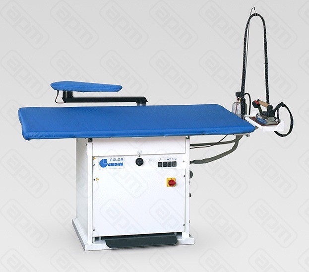 Стол гладильный GHIDINI EOLO M парогенератор рукав EOLO M - RECTANGULAR VACUUM amp HEATED TABLE WITH BOILER 160X80